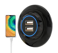 Cargador de coche Multi-puerto, cargador de coche rápido - Puerto PD QC3.0 Salida USB doble,Conector de cargador de coche de 30W Carga rápida QC Cargador rápido Cargador USB Conexión para coche