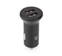Cargador de coche Nedis 24 W 2x 2,4 A - Número de salidas: 2, Tipo de puerto: 2x USB-A, Salida de tensión única