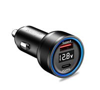 Cargador de Coche para OnePlus SuperVOOC 100 W, Adaptador para el Encendedor con 2 Puertos para OPPO Find X9, N6, Reno 16 Adaptador USB para Coche para OnePlus 15, 13, Realme GT 8 y 16.