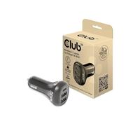 Cargador de coche para ordenador portátil - Club3D CAC-1921 - 12V - USB Tipo-C