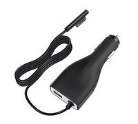 Cargador de coche para ordenador portátil Surface Pro, 36 W, 12 V, 2,58 A, Microsoft Surface Pro (2017), Surface Book, Pro 3 ,Pro 4 ,con puertos USB 5 V, 2,1 A, carga rápida para tableta o teléfono inteligente