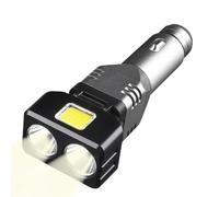 Cargador de coche para teléfonos móviles - Linterna LED de doble haz - Adecuado para 12V/24V Doble Haz Con Cargador Coche Y Puertos USB Y Type-C - Para Viajes Al Aire Libre Ordenador Móvil Interior