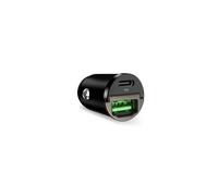 Cargador de coche - Puro - Mini USB C - 30W - Ultra-rápido - Negro