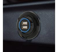 Cargador de Coche rápido, Cargador USB para Coche - Puerto PD QC3.0 Salida USB | Enchufe de Carga más rápido para, Cargador de teléfono de Carga rápida, 30W