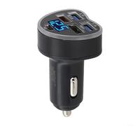 Cargador de coche rápido PD multifuncional con cuatro puertos USB para carga simultánea de dispositivos en casa o en la carretera