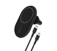 Cargador de coche Rejilla Ventilación Belkin 10W + cable USB-C Negro