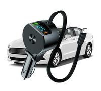 Cargador de Coche retráctil, Adaptador de Carga telescópico de Puertos para vehículos, Adaptador de Carga para teléfonos Inteligentes | para Actividades de Viaje, Viajes Diarios, Viajes de