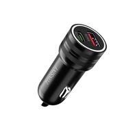 Cargador de coche súper rápido de 25 W para Samsung S25 S24 Z Fold Flip 7 FE Ultra A56 A36 PD/PPS 40W 2 puertos USB C cargador de teléfono de coche para Tab S10 S9 A9 enchufe de encendedor de