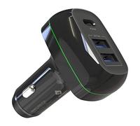 Cargador de Coche USB C, Adaptador de Coche Tipo C de 3 Puertos E EGOWAY de 60 W, Fuente de alimentación Compatible con MacBook Pro/Air 2018 iPad Pro iPhone XS/MAX/XR/X / 8 S10 / S9 y más