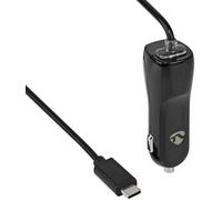 Cargador de coche USB-C (negro) - NEDIS