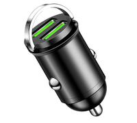 Cargador de Coche USB Carga Rápida 100W con Puerto Dual 5A, USB Mechero Coche, Cargador de Mechero para Móvil, Compatible con Samsung Galaxy S10, Note 9, Xiaomi, Realme, Honor, Google y Más