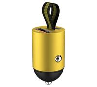 Cargador de Coche USB - Cargador de Coche oculto, Cargador de Coche de Barra de Carga Rápida | Accesorios para Automóviles de Aleación de Aluminio, Adaptador de Enchufe de Vehículo de Carga
