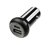 Cargador de coche VIVANCO 24W - 1x USB-C PD + 2x USB-A - Negro