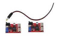 Cargador de controlador solar dual USB 5V 3A módulo 92% eficiencia 6V-40V entrada para teléfono tableta camping sistema de alimentación al aire libre