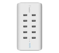 Cargador de dispositivos móviles Belkin RockStar 10 puertos USB-A montaje en pared