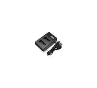 Cargador de doble ranura con pantalla LCD y cable micro USB para batería GoPro Hero 5 AHDBT-501