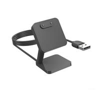 Cargador de escritorio para Samsung para Galaxy Fit3 R390 | Material ABS, diseño compacto de 4 x 4 x 6 cm, estación de carga USB rápida