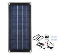Cargador de goteo monocristalino con panel solar de 60 W, 12 V-18 V, para caravana, coche, furgoneta, barco, para sistema de cuidado de batería