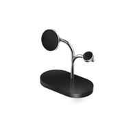 Cargador de inducción Samsung S25, magnético de 15 W, Carga simultánea: Smartphone, Watch, Buds (Cargador de 45 W Total). Estación de Carga 3 en 1, Alineación Magnética Estable, Diseño Compacto