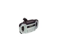 Cargador de linterna Powerplus Lynx con dinamo solar para radio AM/FM y radio AM/FM.