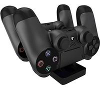 Cargador de mando para PS4, Megadream Dual estación de carga, carga rápida para Sony Playstation 4/PS4 Slim/PS 4 Pro