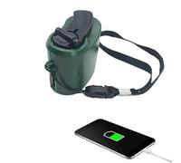 Cargador de manivela para Exteriores, Banco de energía con Cargador de Mano - Banco de energía con manivela - Banco de energía con Voltaje de Salida 5V, Banco de energía portátil