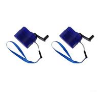 Cargador de manivela USB de 2 unidades generadores manuales de dínamo para carga rápida de dispositivos móviles en emergencias