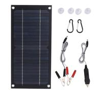 Cargador de mantenimiento de batería de coche de energía solar | Impermeable Solar Panel Mantenedor de batería 12V | Dispositivo de carga portátil Camión, coche, autocaravana, moto de nieve
