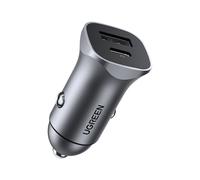 Cargador de mechero Ugreen CD130 2 salidas 2.7A Gris