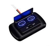 Cargador de motocicleta con adaptador dual de 12 V a 5 V, panel montable con puerto Pd de 30 W, 18 W, 0 puertos, carga rápida para teléfonos inteligentes, compatible con USB, coches, SUV, coches