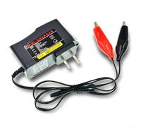Cargador de motocicleta de 12 V 1 A para mantenimiento inteligente de goteo para AGM GEL para sla Acid para bicicletas, coches, para ATV, cortacésped, compacto, 74 mm