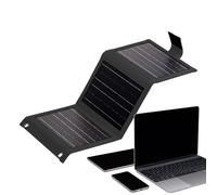 Cargador De Panel - Banco De Energía Plegable Con Puertos USB, Carga De Alta Eficiencia | Panel Exterior Portátil Para Teléfonos Y Dispositivos, Cargador De Energía Eficiente Y Capacidad