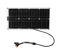 Cargador de Panel Solar 4 Conectores 21.34 X 11.1in 100W 18V Salida Placa Solar XT60 DC Conector a Prueba de Agua para Exteriores