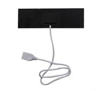 Cargador de panel solar, banco de energía portátil USB de 1 W, 5 V, celda de silicona monocristalina, salida estable para electrónica pequeña, diseño compacto para acampar al aire libre