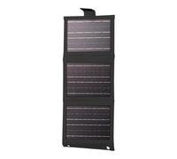 Cargador de panel solar, carga de teléfono plegable, dispositivo de carga rápida portátil con salida para smartphones, relojes inteligentes, viajes, camping, escalada, senderismo, mochileros,