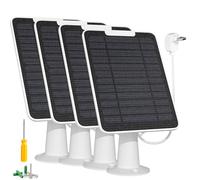 Cargador de panel solar compatible con cámara Arlo Essential Spotlight/XL, cargador de panel solar Arlo Essential de 5 W, cable micro USB impermeable IP65 de 10 pies y soporte de pared, (no para 2K/2ª