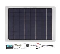 Cargador de panel solar de 10 W monocristalino 18 V 50 A USB dual con controlador MPPT Kit de panel solar para coche al aire libre