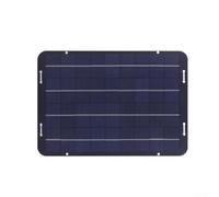 Cargador de panel solar de 40 W y 18 V, mantenedor de batería policristalino portátil con controlador para coche, caravana, barco, motocicleta, para camping al aire libre (A)