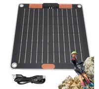 Cargador de panel solar, Paneles solares para, Banco de energía solar de 30 W Solar Charger, Paquete de baterías portátiles con 2 puertos USB, copia de seguridad de energía para, senderismo y mochil