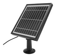 Cargador de Panel Solar para Cámara Comedero Pájaros, Tipo C, Fuente Alimentación Panel Solar 10 W, Cable 9.8 Pies Largo, Panel Solar Prueba Agua IP66 para Cámara Seguridad