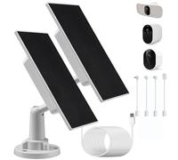 Cargador de panel solar para cámaras Arlo con 5 conectores de carga