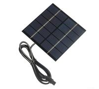 Cargador de panel solar portátil de 1,5 W tipo C de salida para dispositivos, módulo policristalino de 100 x 100 mm para iluminación de jardín o energía de teléfono al aire libre