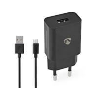 Cargador de Pared | 5 W | 1.0 A A | Número de Salidas: 1 | USB-A | Micro USB (Suelto) Cable | 1.00 m | Single Voltage Output