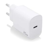 Cargador USB-C PD3.0 de 20 W (blanco) - AISENS