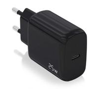Aisens cargador usb-c pd3.0 1 puerto 1xusb-c 25w - negro