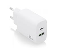 Aisens cargador 25w - 1xusb-c pd3.0 - 1xusb-a qc3.0 - blanco