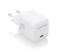 AISENS - ASCH-35W1P016-W - Cargador GAN 35W, 1XUSB-C PD3.0 QC4.0, Blanco
