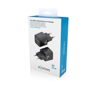 AISENS - ASCH-35W1P023-BK - Cargador GAN 35W, 1XUSB-C PD3.0 QC4.0, Negro