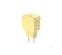 Cargador de pared - BIGBEN - BigBen Amarillo - USB-C 20W PD - Carga ultra-rápida - Plástico reciclado