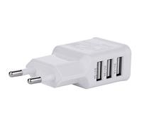 Cargador de pared, cargador USB de 3 puertos Cargador enchufable, cargador rápido de sobremesa para smartphones, tabletas, etc.